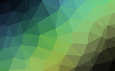 Çizgileri ve üçgenleri olan vektörsüz bir düzen. Soyut arkaplanda renkli eğimli üçgenler