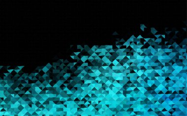 Çizgileri ve üçgenleri olan vektörsüz bir düzen. Soyut arkaplanda renkli eğimli üçgenler