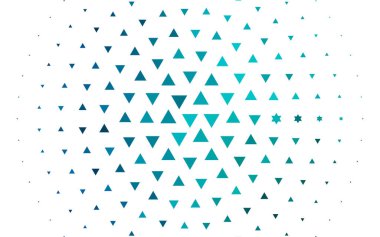 Çizgileri ve üçgenleri olan vektörsüz bir düzen. Soyut arkaplanda renkli eğimli üçgenler