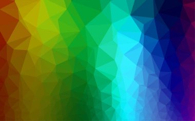 Çizgileri ve üçgenleri olan vektörsüz bir düzen. Soyut arkaplanda renkli eğimli üçgenler