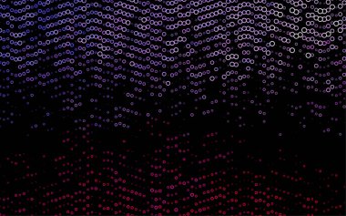 İkili kod ve noktalarla soyut arkaplan