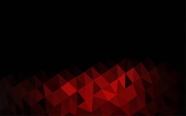 Çizgileri ve üçgenleri olan vektörsüz bir düzen. Soyut arkaplanda renkli eğimli üçgenler