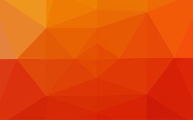 Çizgileri ve üçgenleri olan vektörsüz bir düzen. Soyut arkaplanda renkli eğimli üçgenler