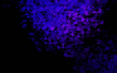 Çizgileri ve üçgenleri olan vektörsüz bir düzen. Soyut arkaplanda renkli eğimli üçgenler