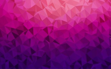 Çizgileri ve üçgenleri olan vektörsüz bir düzen. Soyut arkaplanda renkli eğimli üçgenler