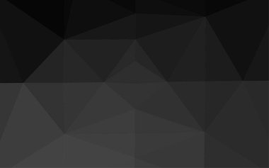 Çizgileri ve üçgenleri olan vektörsüz bir düzen. Soyut arkaplanda renkli eğimli üçgenler