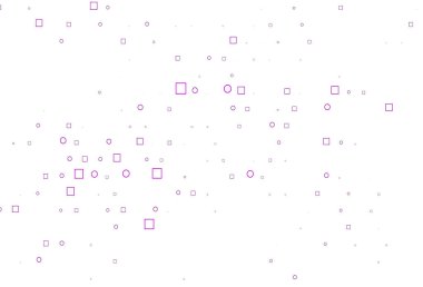 Çember benekli hafif Mor vektör düzeni, küpler.