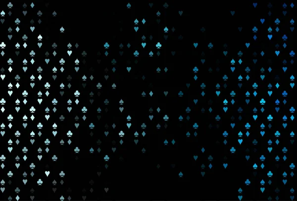 Kart işaretli koyu mavi vektör arkaplanı.