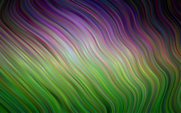 Lignes Ondulées Floues Différentes Formes Couleurs Une Vague Illustration Abstraite — Image vectorielle