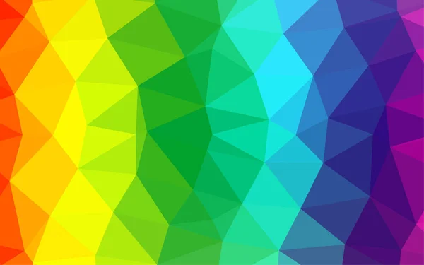 Bunte Polygonale Mosaikhintergrund Vektorillustration — Stockvektor