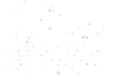 Çember benekli hafif Mor vektör düzeni, küpler.