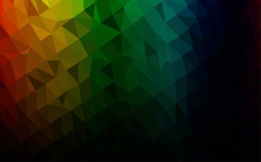 renkli çokgen mozaik arkaplan, vektör illüstrasyonu