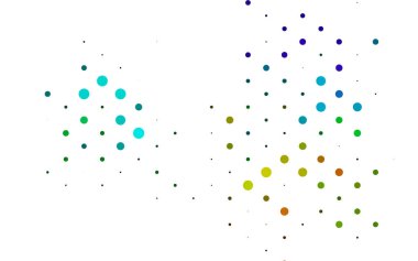 Dikdörtgen biçiminde çok renkli gökkuşağı vektör dokusu duvar kâğıdı.