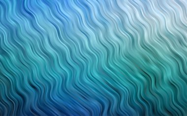 Farklı şekil ve renklerdeki bulanık dalgalı çizgiler. Gradyanı olan belirsiz soyut bir illüstrasyon.