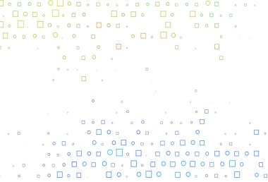 Açık Çokrenkli, Gökkuşağı vektör arkaplanı noktalı, benekli, küplü.