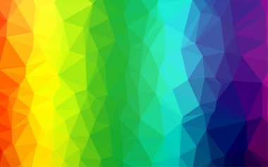 renkli çokgen mozaik arkaplan, vektör illüstrasyonu