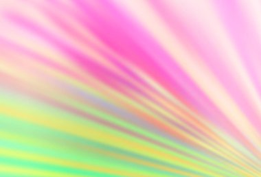 Açık Pembe, düz çizgileri olan yeşil vektör düzeni.