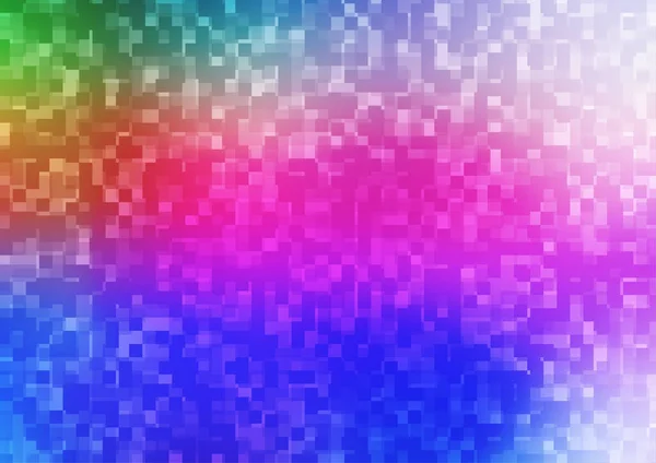 Light Multicolor Rainbow Vektoröverdrag Polygonal Stil — Stock vektor