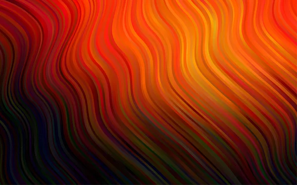 Lignes Ondulées Floues Différentes Formes Couleurs Une Vague Illustration Abstraite — Image vectorielle