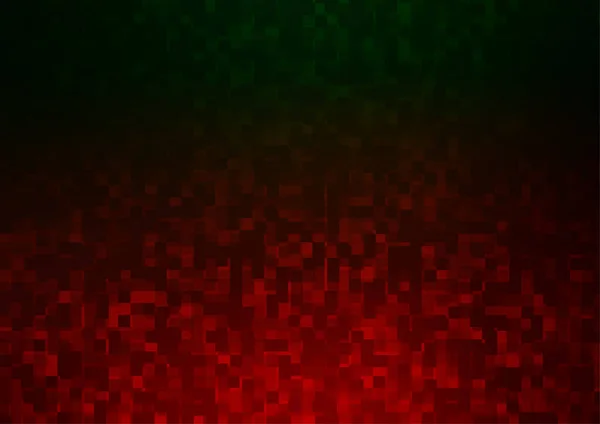 Σκούρο Πράσινο Κόκκινο Διανυσματικό Πρότυπο Κρύσταλλα Ορθογώνια — Διανυσματικό Αρχείο