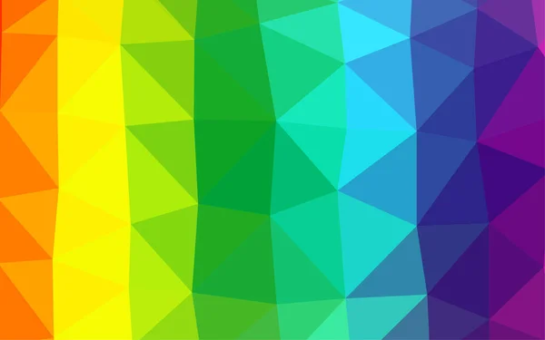 Fondo Mosaico Poligonal Colorido Ilustración Vectorial — Vector de stock