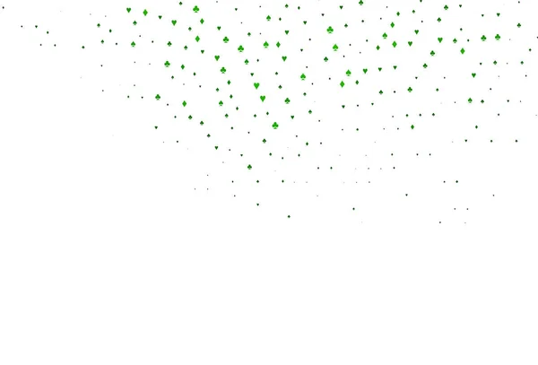 Capa Vetor Verde Claro Com Símbolos Jogo —  Vetores de Stock