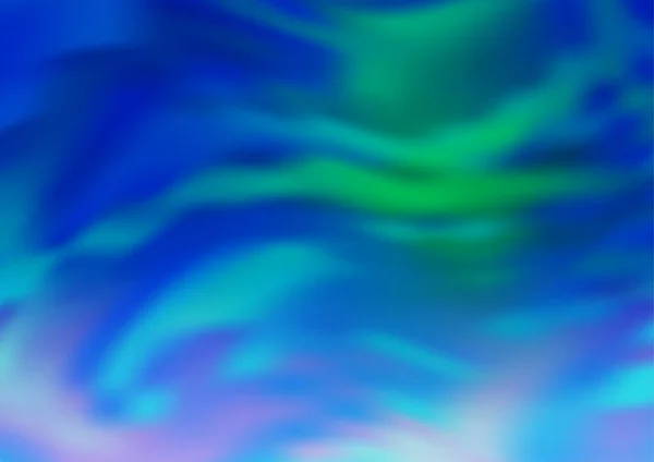 Fondo Azul Abstracto Con Movimiento Borroso — Vector de stock