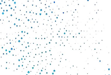 Oyun kartlarıyla hafif BLUE vektör dokusu.