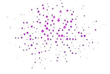 Poker sembollü hafif Mor vektör şablonu.