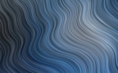 Farklı şekil ve renklerdeki bulanık dalgalı çizgiler. Gradyanı olan belirsiz soyut bir illüstrasyon.