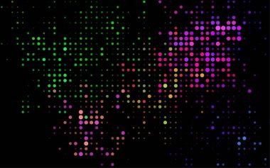 Soyut dijital duvar kağıdı, renkli vektör arkaplanı