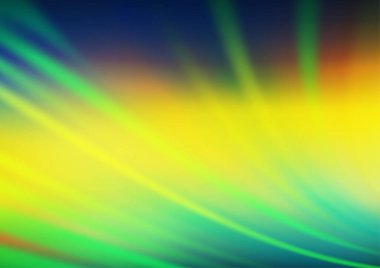 Parlak tonlu bulanık çizgiler. Gradyanı olan belirsiz bir soyut çizim. İşiniz için yepyeni bir tasarım.. 