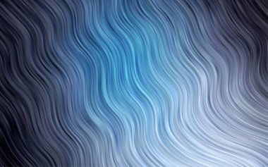 Farklı şekil ve renklerdeki bulanık dalgalı çizgiler. Gradyanı olan belirsiz soyut bir illüstrasyon.