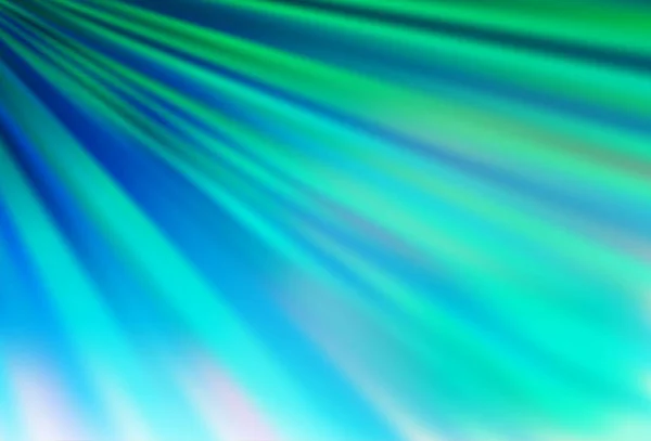 Bleu Clair Motif Vectoriel Vert Avec Lignes Étroites — Image vectorielle