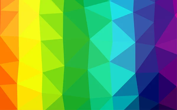 Fondo Mosaico Poligonal Colorido Ilustración Vectorial — Vector de stock