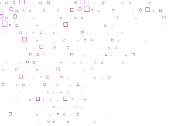 Ανοιχτό Ροζ Μπλε Διανυσματικό Μοτίβο Σφαίρες Τετράγωνα — Διανυσματικό Αρχείο