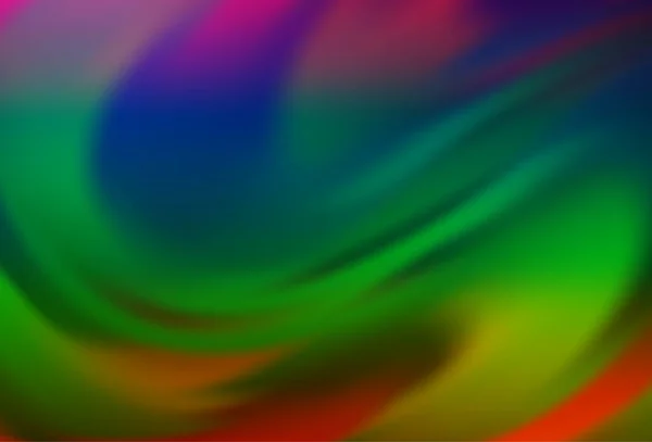 Dark Multicolor Rainbow Vector Texture Abstraite Colorée — Image vectorielle