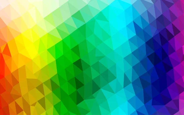Fundo Mosaico Poligonal Colorido Ilustração Vetorial —  Vetores de Stock