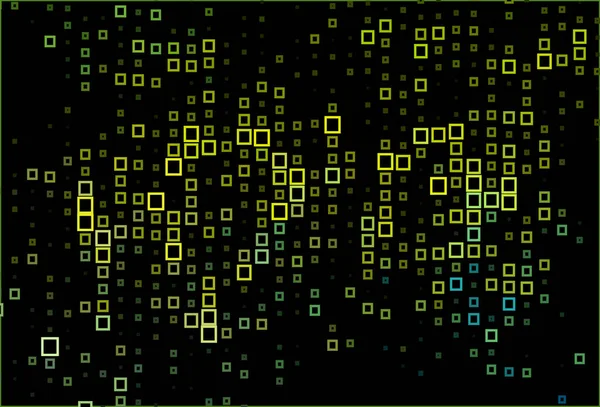 Dunkelblauer Gelber Vektorhintergrund Mit Rechtecken — Stockvektor