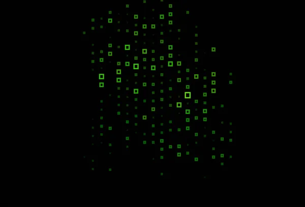 Dunkelgrünes Vektorlayout Mit Linien Rechtecken — Stockvektor