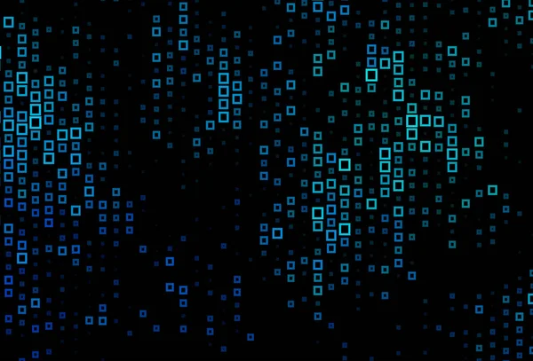 Dunkelblaues Vektormuster Quadratischen Stil — Stockvektor