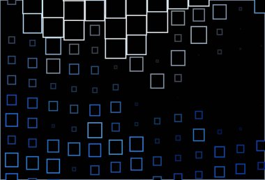 Dikdörtgenli koyu mavi vektör arkaplanı.