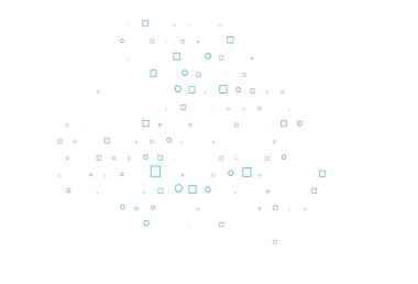 Lekeli, dikdörtgenli hafif BLUE vektör şablonu.