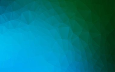 soyut mavi çokgen arkaplan, vektör illüstrasyonu