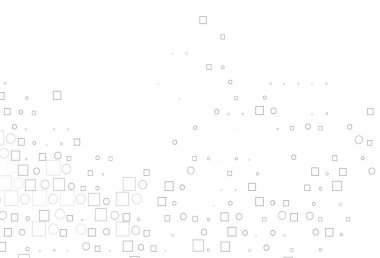 Açık Gümüş, dairesel ve dikdörtgenli gri vektör arkaplanı.