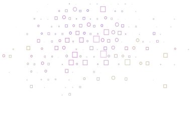 Açık Pembe, çemberli yeşil vektör örtüsü, küplü..