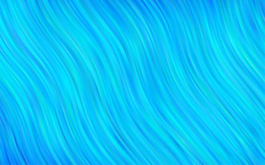 Farklı şekil ve renklerdeki bulanık dalgalı çizgiler. Gradyanı olan belirsiz soyut bir illüstrasyon.