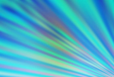 Açık Mavi, düz çizgileri olan yeşil vektör düzeni.