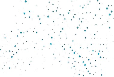 Kart sembollü hafif Mavili vektör deseni.