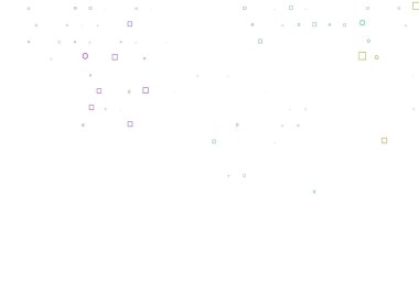 Açık Çoklu Renk, Gökkuşağı vektör düzeni daire noktaları, küpler.